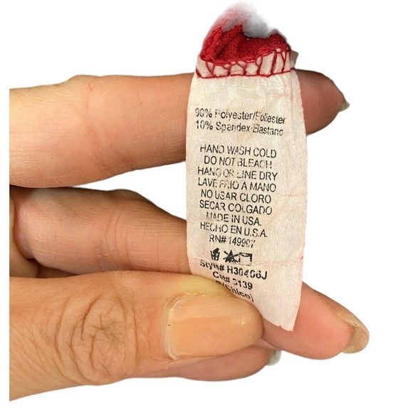 SHOP WTD Red Velvet Stretch Jumpsuit - Picture 6 of 6